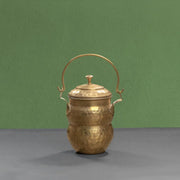 Brass Pot Shaped Storage Ghee Thooku – Brass Ghee Container