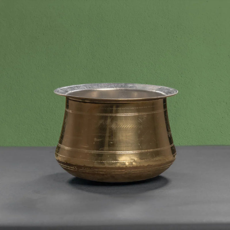 Brass Rice Pot (With Tin Coating) – Kitchen Utensil