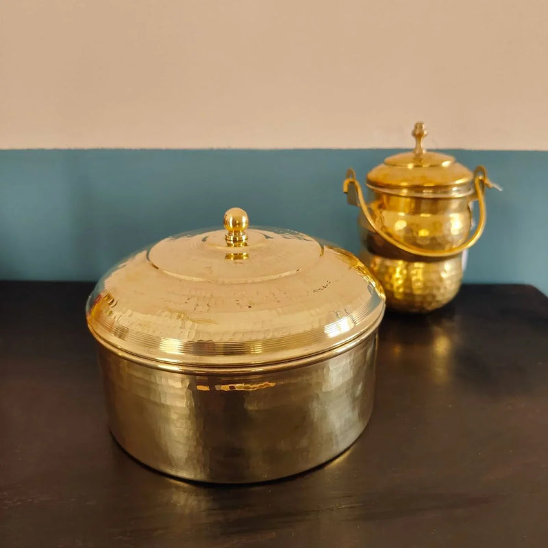 Brass Roti Box with Tin Coating - Large – Utensil