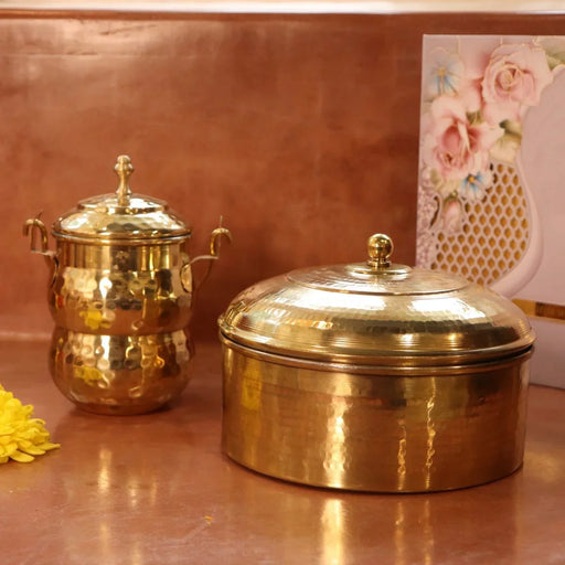 Brass Roti Box with Tin Coating - Large – Utensil