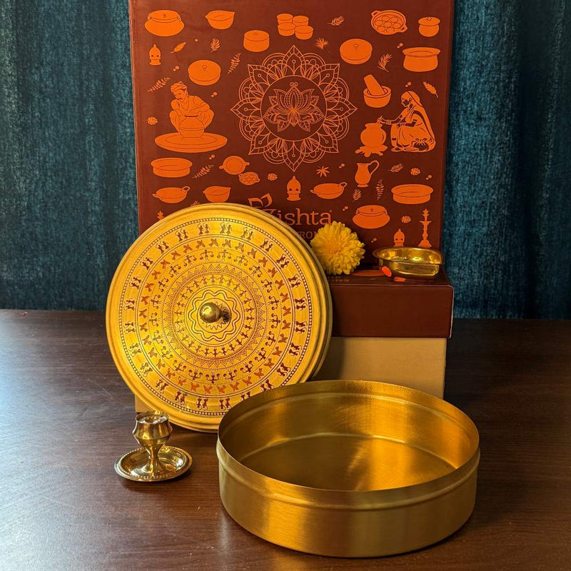Brass Worli Storage Box – Decor Container