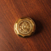Brass Sindoor Dibbi Round Set Of 4 – Gift Set