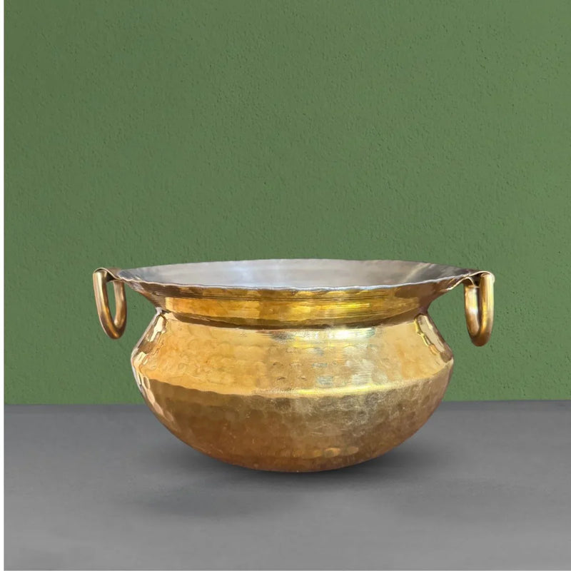 Brass Sipri With Lid – Brass Storage Container