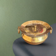 Brass Sipri With Lid – Brass Storage Container
