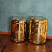 Brass Storage Containers: 4-5 kgs Capacity – Brass Storage Container