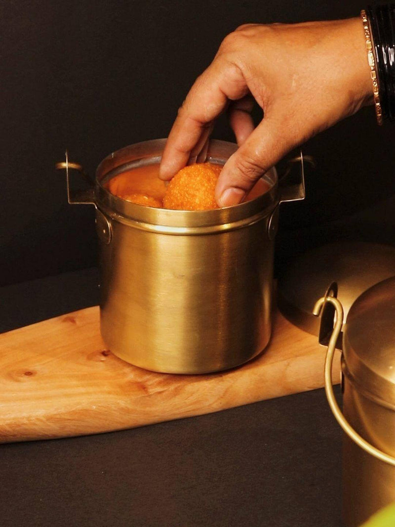 Brass Storage Container Antique – Utensil