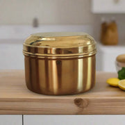 Brass Storage Tiffin Box Containers (With tin Coating) – Brass Tiffin Container