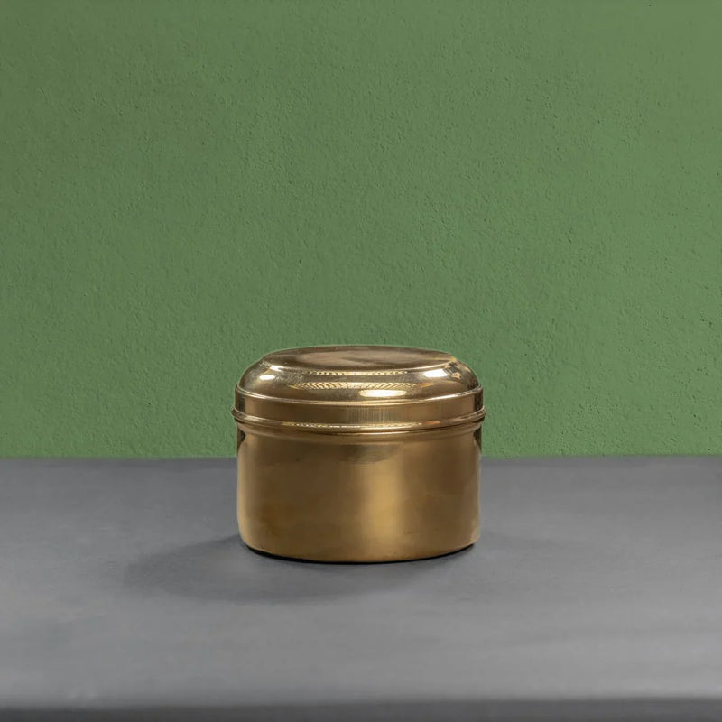 Brass Storage Tiffin Box Containers (With tin Coating) – Brass Tiffin Container