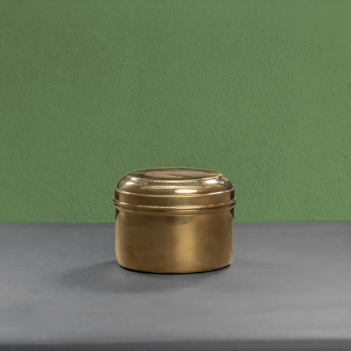Brass Storage Tiffin Box Containers (With tin Coating) – Brass Tiffin Container