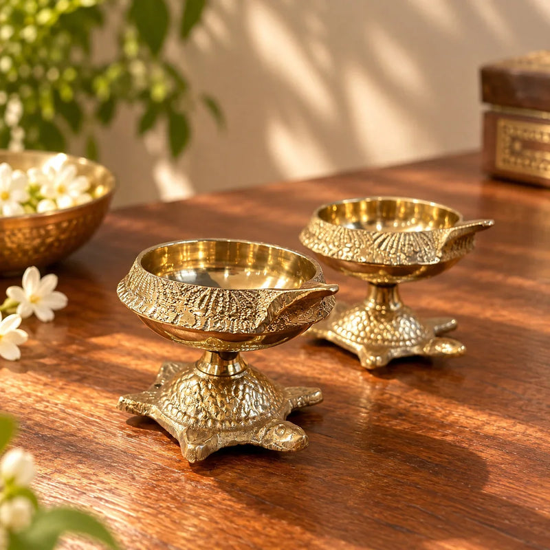 zishta-brass-tortoise-kuber-diya-set-of-2