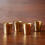 Brass Tumbler Etched-Set of 4 – Drink Tumbler
