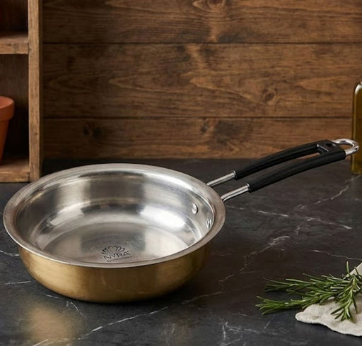 Heavy-Duty Brass Fry Pan (Kalai Coated) – Frying Pan