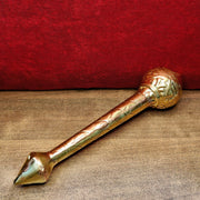 Brass/Peetal Hanuman Ji Gada – Decorative Gada