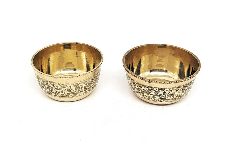 Traditional Brass Dinner Thali Set – Kitchen Utensil