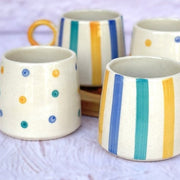 Nurture India Bright Summer Mug Bundle 15-oz 4-Piece Set