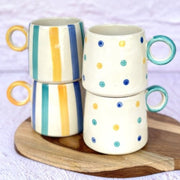 Nurture India Bright Summer Mug Bundle 15-oz 4-Piece Set