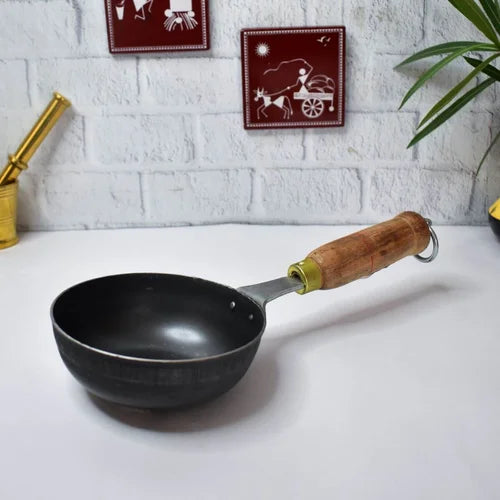 Broad Iron Tadka Ladle – Kitchen Utensil