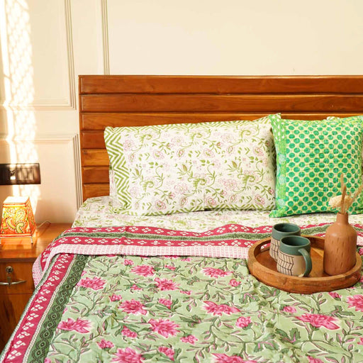 local-kala-baagh-green-single-bed-razai-comforter