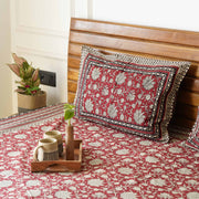 local-kala-kalamkari-red-bedsheet-90x108-inches