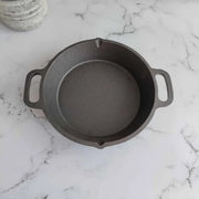 Cast Iron Loop-Round Skillet, Pan (Dual Handle) – Cast Iron Skillet