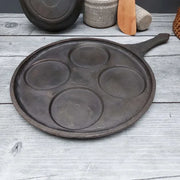 Cast Iron Mini Uthappam Pan - 4 Cavities – Cooking Pan