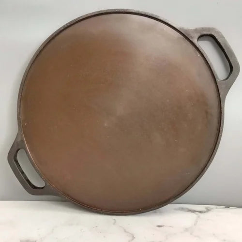 Cast Iron Tawa Smooth Finish - Double Handle – Dosa Tawa