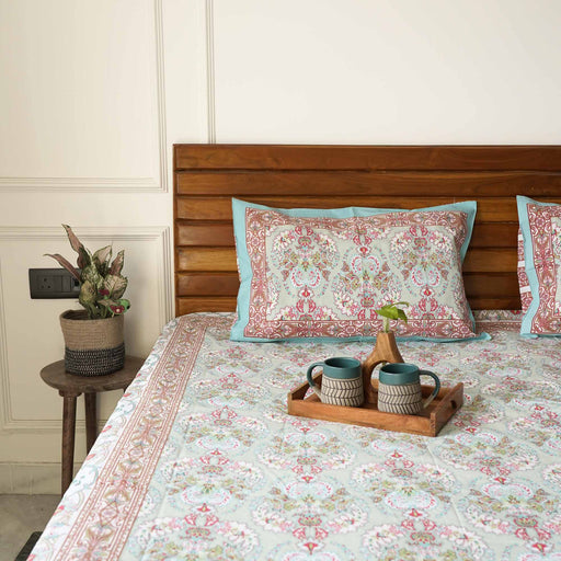 local-kala-suzani-flat-fitted-bedsheet-90x108-inches