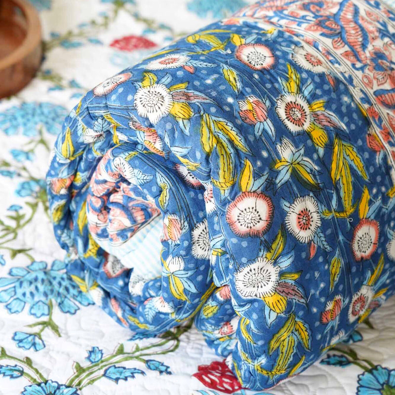 local-kala-starry-nights-single-bed-razai-comforter