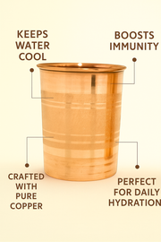 Handmade Copper Glass/Tumbler– Drinking Glass