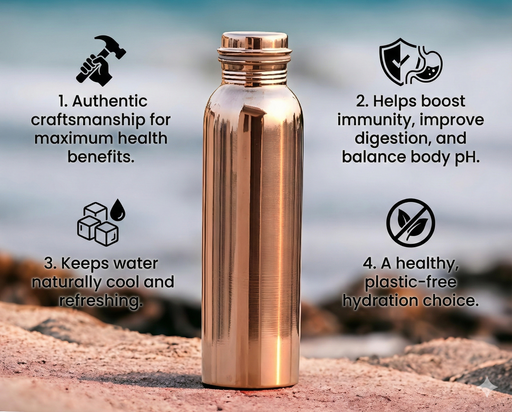Pure Copper Water Bottle – Copper Water Bottle