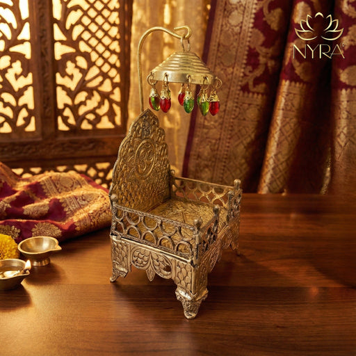 Pure Brass Singhasan/Throne for God Idols