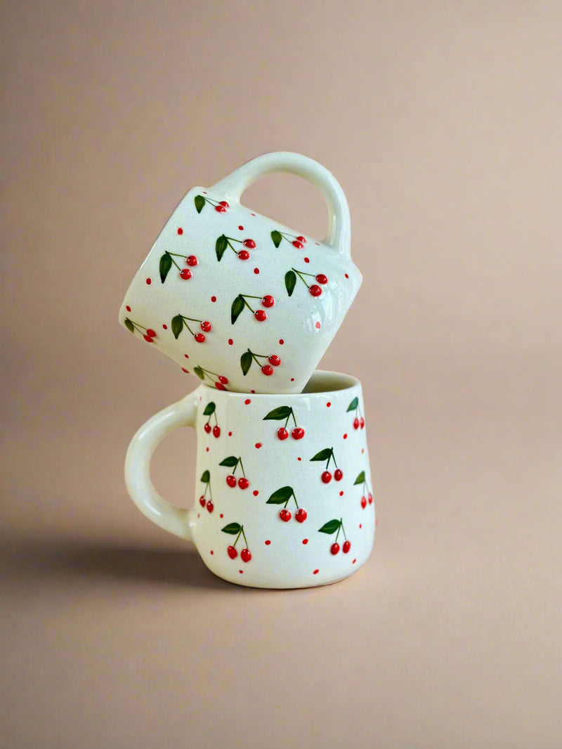 Nurture India Very Cherry Ceramic Mugs