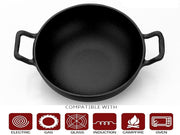 Pre-Seasoned Cast Iron Wok/Kadhai – Cooking Kadai