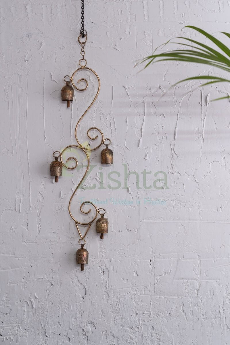 Copper Coated Iron Chimes- SS 5 bell – Metal Wind Chimes
