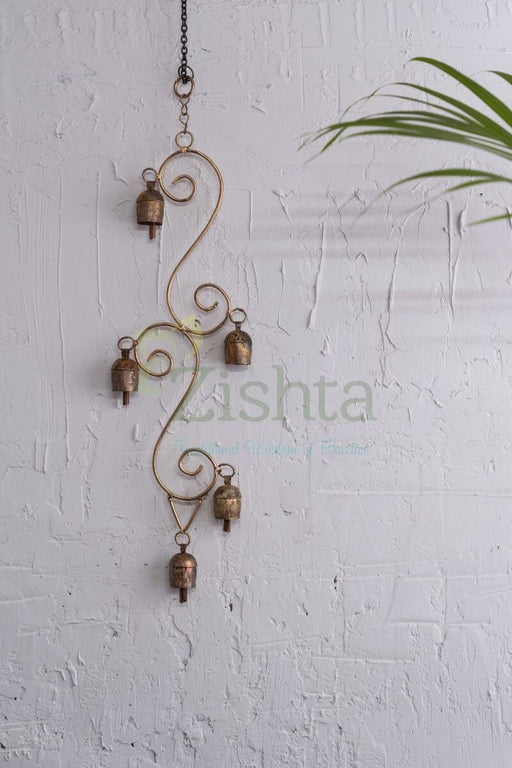 Copper Coated Iron Chimes- SS 5 bell – Metal Wind Chimes