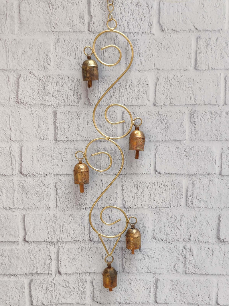 Copper Coated Iron Chimes- SS 5 bell – Metal Wind Chimes