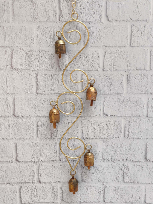 Copper Coated Iron Chimes- SS 5 bell – Metal Wind Chimes