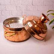 Traditional Copper Modak Patra - Steamer Vessel – Utensil