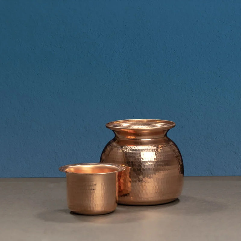 Copper Water Pot With Cup (Sombu - Lota) – Kitchen Tool