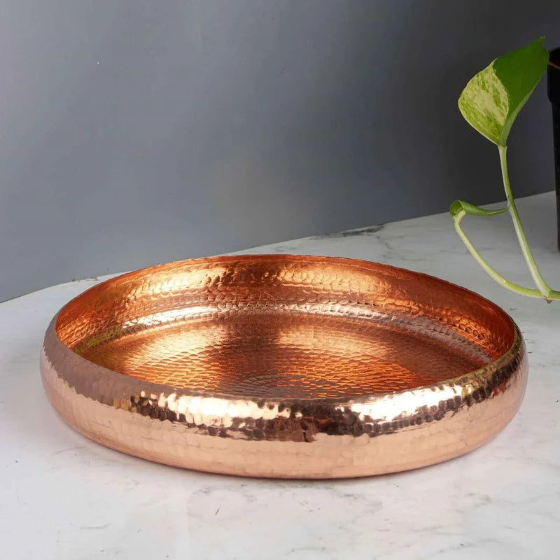 Copper uruli for decor – Utensil