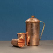 Copper Water Jug and Tumbler: Set of 1 copper jug and 4 copper glasses – Kitchen Tool