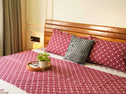 local-kala-bageecha-red-flat-i-fitted-bedsheet-108x108-inches