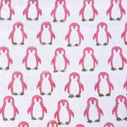 local-kala-pink-penguin-handblock-bedsheet-108x108-inches
