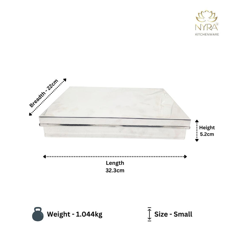 Stainless Steel Storage Box & Tray Set – Storage Container
