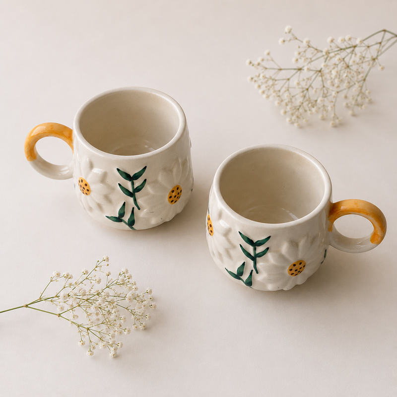 ceramic-kitchen-daisy-bloom-textured-coffee-mug