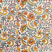 local-kala-masakali-yellow-handblock-bedsheet-100x108-inches