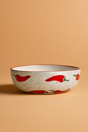 Nurture India Keep It Spicy Ceramic Bowl Large