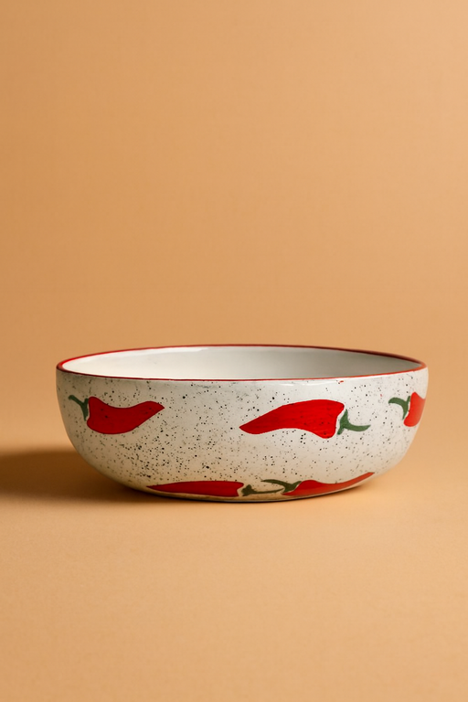 Nurture India Keep It Spicy Ceramic Bowl Large