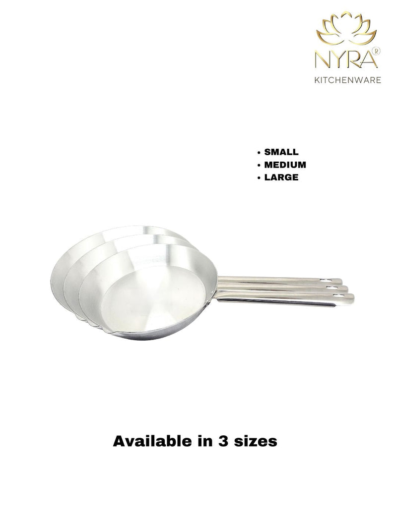 Aluminium Fry Pan with Stainless Steel Handle - for Cooking and Frying – Frying Pan