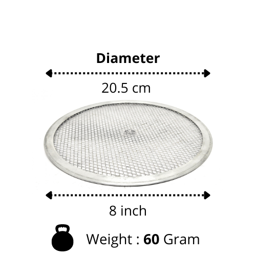 Durable Aluminium Pizza Screen- 6 Sizes – Kitchen Utensil